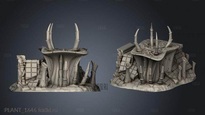 tyrannid Buildings Building stl model for CNC