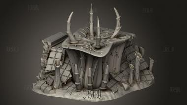 Здание тиранидских зданий 3d stl модель для ЧПУ