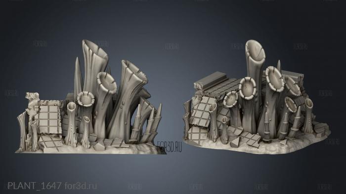 tyrannid Buildings Building stl model for CNC