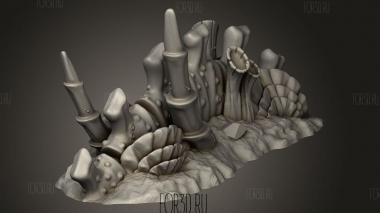Тиранидные Препятствия 3d stl модель для ЧПУ