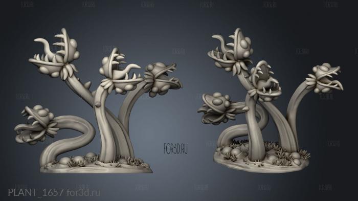 PLANT_1657 stl model for CNC