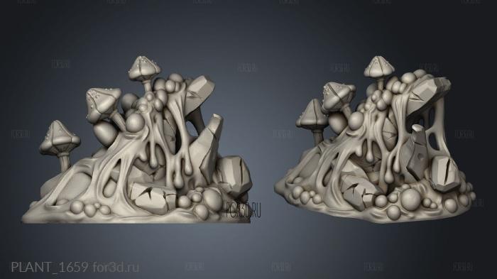 PLANT_1659 stl model for CNC