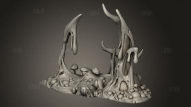 Шипы Ядра на Болотистой местности 3d stl модель для ЧПУ