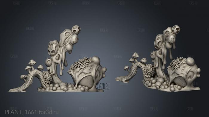 PLANT_1661 3d stl модель для ЧПУ