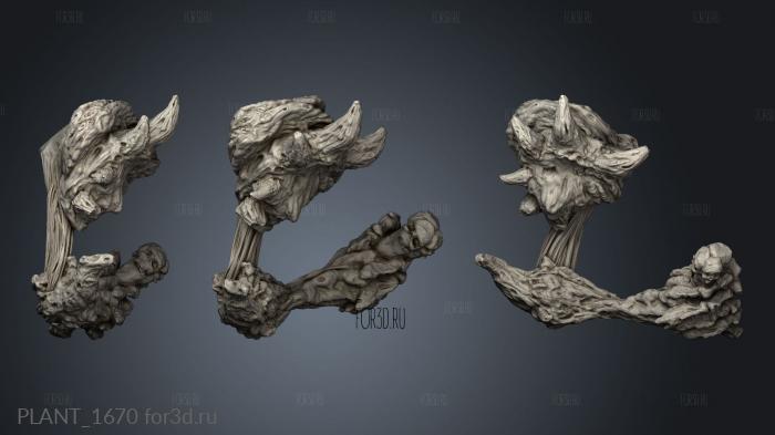 PLANT_1670 3d stl модель для ЧПУ