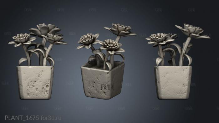 PLANT_1675 3d stl модель для ЧПУ