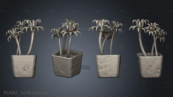 PLANT_1678 3d stl модель для ЧПУ