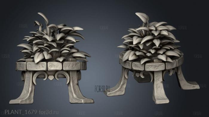 PLANT_1679 stl model for CNC