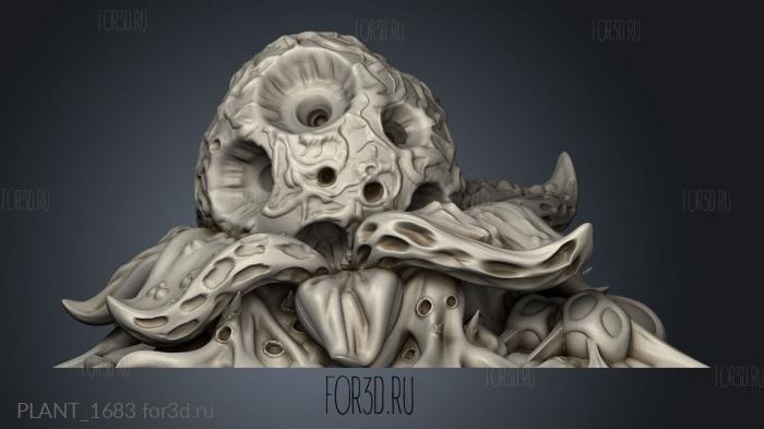 PLANT_1683 3d stl модель для ЧПУ