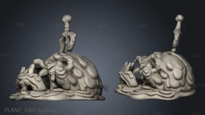 PLANT_1685 3d stl модель для ЧПУ