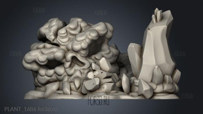 PLANT_1686 3d stl модель для ЧПУ