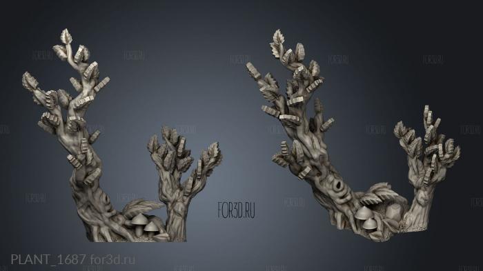 PLANT_1687 3d stl модель для ЧПУ