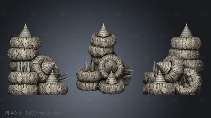 PLANT_1692 3d stl модель для ЧПУ