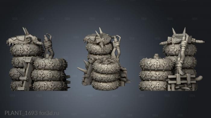 PLANT_1693 stl model for CNC