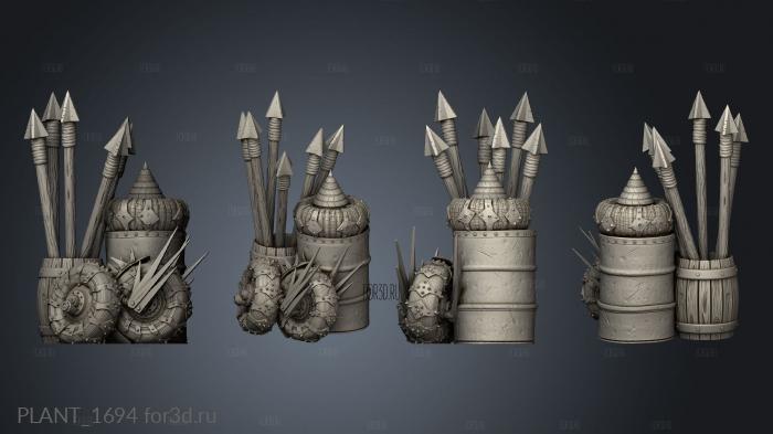 PLANT_1694 3d stl модель для ЧПУ