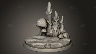 Пещера 3d stl модель для ЧПУ