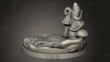 Пещера 3d stl модель для ЧПУ