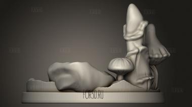 Пещера 3d stl модель для ЧПУ