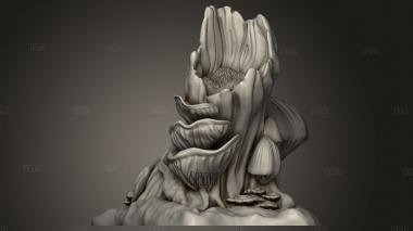 Дерево бузины 3d stl модель для ЧПУ