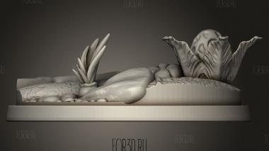 Роща 3d stl модель для ЧПУ