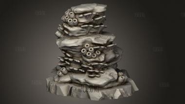 Фантастические Растения и Скалы-Сердцевина Подводного Коралла 3d stl модель для ЧПУ