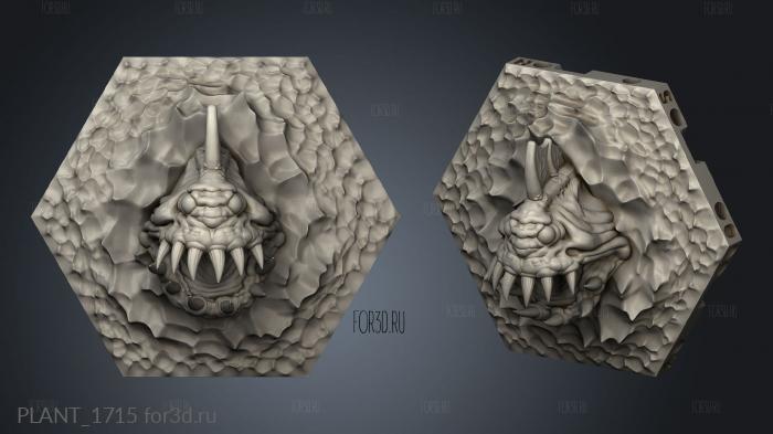 PLANT_1715 stl model for CNC