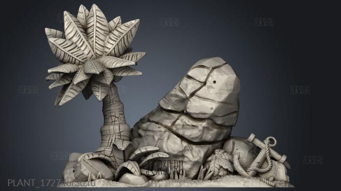 PLANT_1727 3d stl модель для ЧПУ