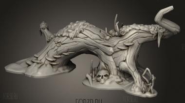 Корни на болотистой местности корни на болотной почве 3d stl модель для ЧПУ