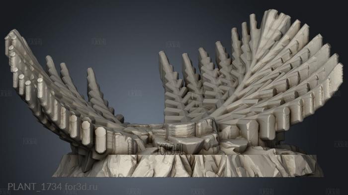 PLANT_1734 3d stl модель для ЧПУ