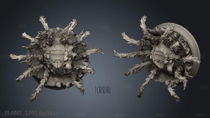 PLANT_1742 stl model for CNC