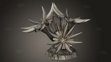 Фантастические Растения и Скалы Растение Ядовитое 3d stl модель для ЧПУ