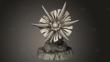 Фантастические Растения и Скалы Растение Ядовитое 3d stl модель для ЧПУ