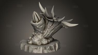 Фантастические Растения и Скалы Растение Ядовитое 3d stl модель для ЧПУ