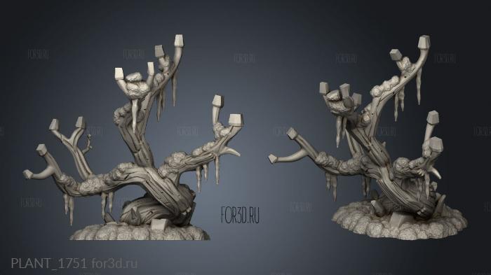 PLANT_1751 3d stl модель для ЧПУ