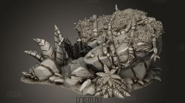 Сердцевина Джунглей-Большая Запутанная Скала 3d stl модель для ЧПУ