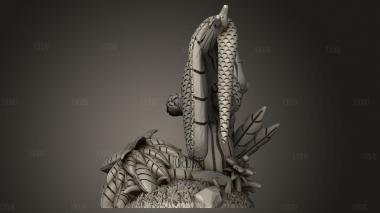 Сердцевина Джунглей-Маленькая Древесная Змея 3d stl модель для ЧПУ