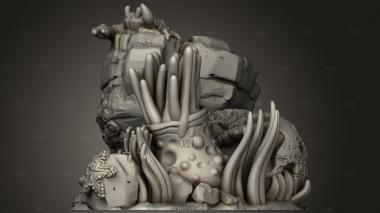 Ядро Океанской местности-Крабовая скала 3d stl модель для ЧПУ