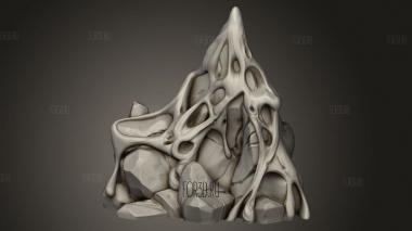 Болотистая местность Ядро Камень Грязь 3d stl модель для ЧПУ