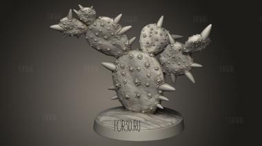 Пробудившийся Кактусовый Мини-Монстр 3d stl модель для ЧПУ