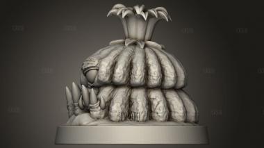 Пробудившийся Кактусовый Мини-Монстр 3d stl модель для ЧПУ