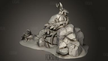 Основные Скальные Крабы Пляжной местности 3d stl модель для ЧПУ