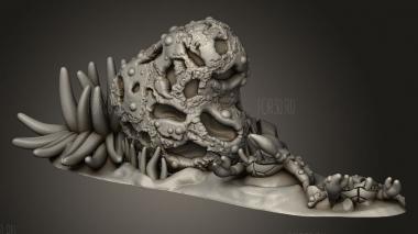 Улитки из Сердцевины Скального Грунта на пляже 3d stl модель для ЧПУ