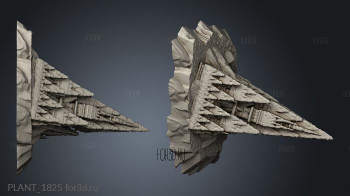 PLANT_1825 stl model for CNC