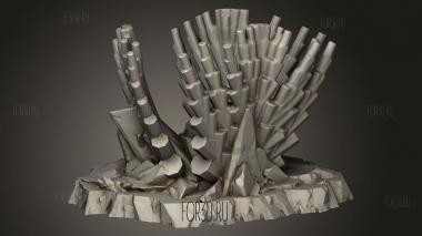 Сердцевина Гигантских Растений-Снежинок 3d stl модель для ЧПУ