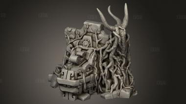 Руины Храма Драконьего Дерева 3d stl модель для ЧПУ