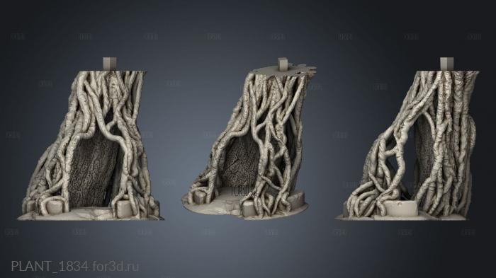 PLANT_1834 3d stl модель для ЧПУ