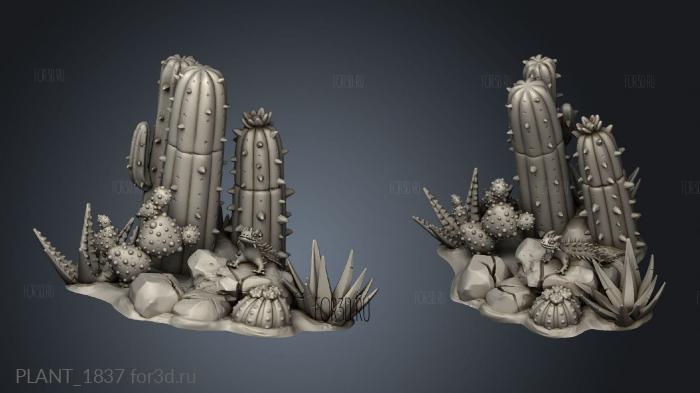 PLANT_1837 stl model for CNC