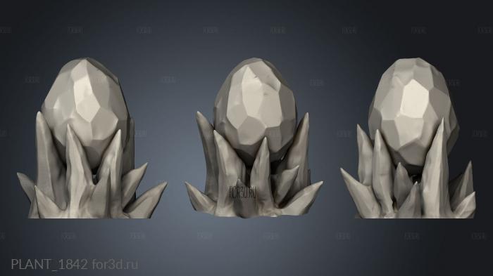 PLANT_1842 3d stl модель для ЧПУ