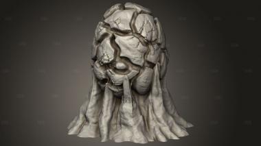 Расплавленное Яйцо 3d stl модель для ЧПУ
