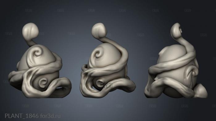 PLANT_1846 stl model for CNC